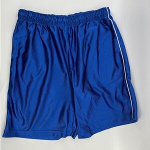 ProSpirit Men's Royal Blue Athletic Dazzle Shorts Drawstring Size L